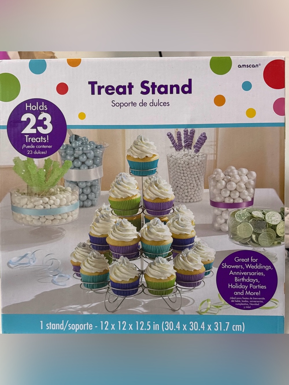 Amscan 4-Tier Metal Wire Treat Stand